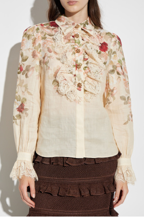 Zimmermann Shirt with floral motif