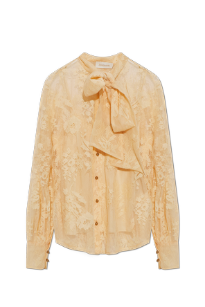Lace top with bow