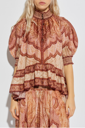 Zimmermann Silk shirt "Wanderlust Frill"