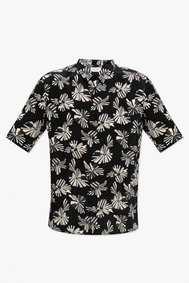 Saint Laurent Silk shirt with short sleeves