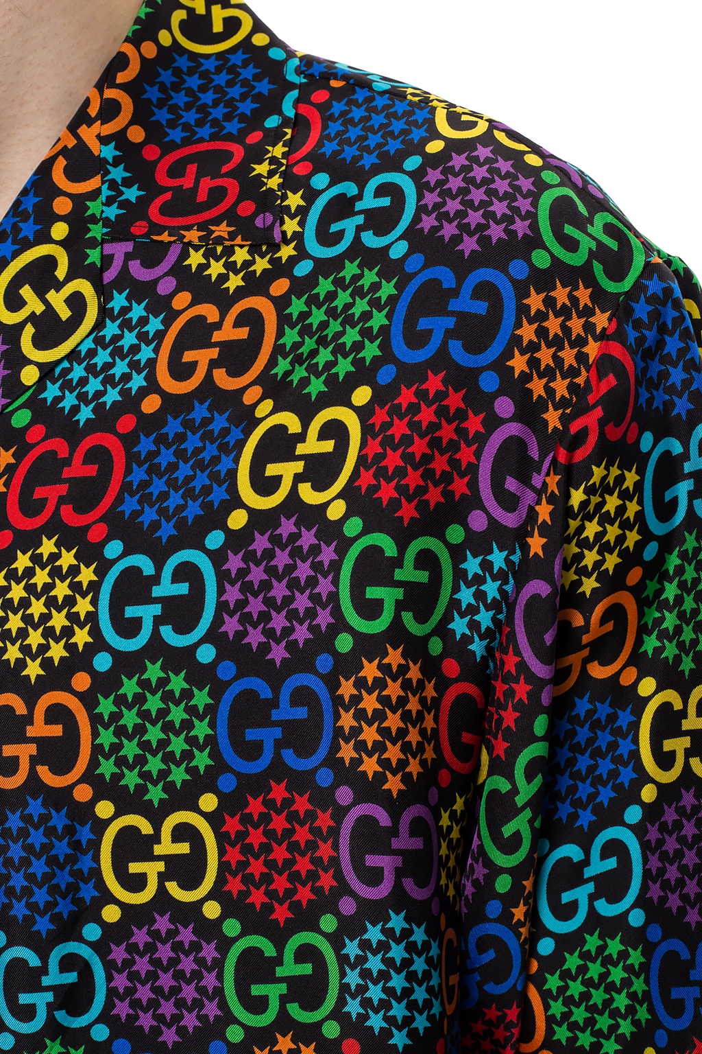 gucci colourful shirt