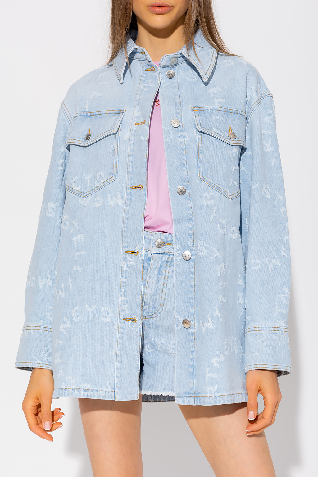 Stella McCartney Shirt with worn effect