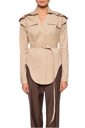 Bottega Veneta Bottega Veneta gathered detail shirt