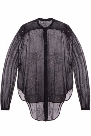 Koszula z cekinami od Saint Laurent