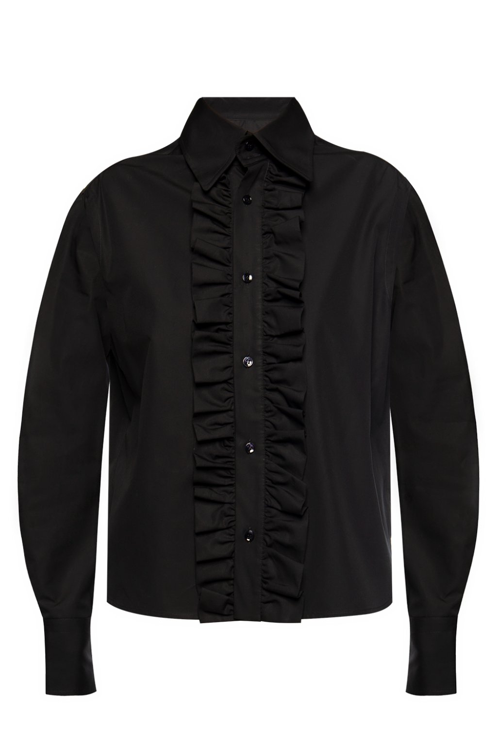 saint laurent ruffle shirt