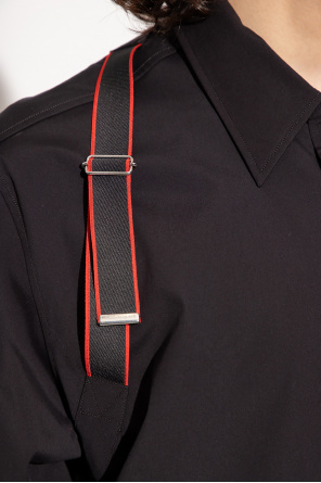 Alexander McQueen Shirt with harness patch