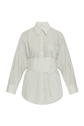 Shirt with striped pattern