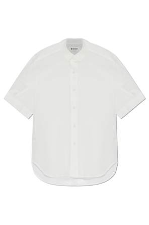 Transparent short-sleeve shirt
