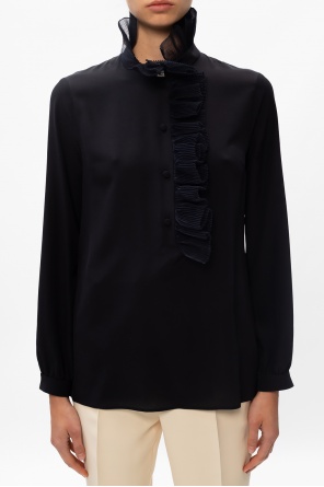 Gucci Top with pleated ruffle