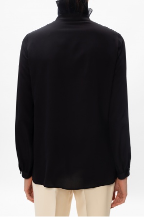 Gucci Top with pleated ruffle