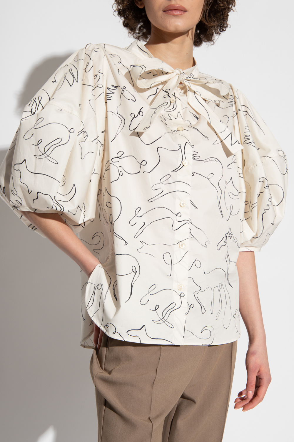 Stella McCartney Shirt with animal pattern