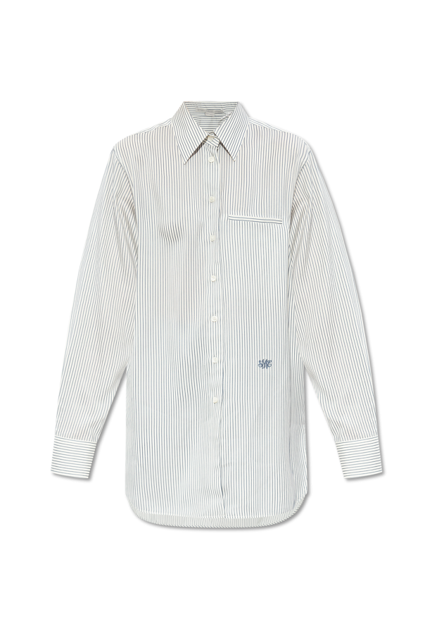 Stella McCartney Seidenhemd mit Tasche