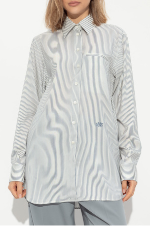 Stella McCartney Seidenhemd mit Tasche