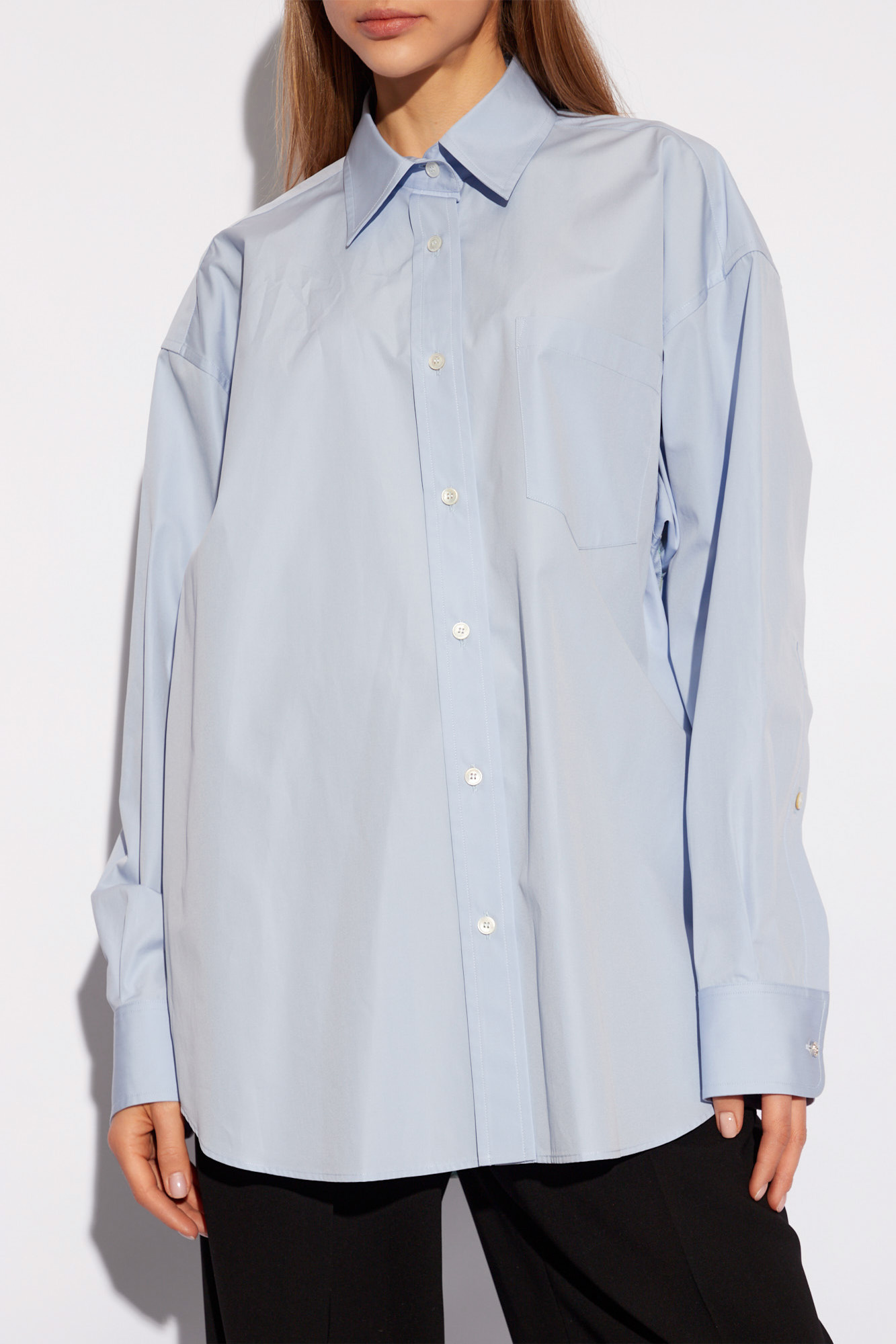 Stella McCartney Cotton shirt with silk back