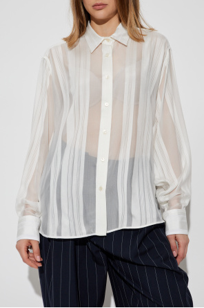 Stella McCartney Camisa de seda de corte holgado