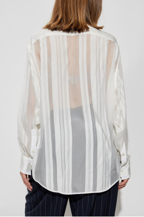 Stella McCartney Camisa de seda de corte holgado