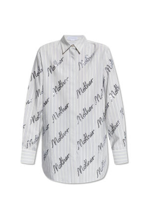 Shirt with shimmering sequins