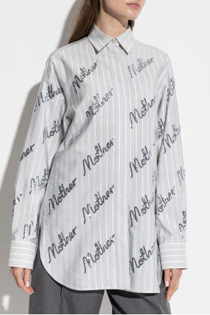 Stella McCartney Camisa con lentejuelas brillantes
