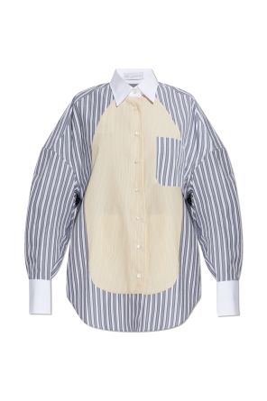 Shirt with a striped pattern