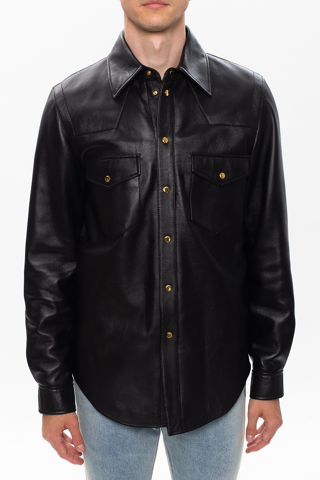 Gucci Leather shirt