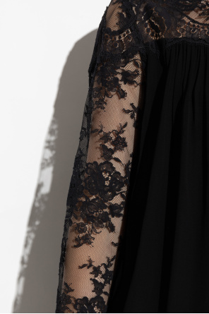 Zimmermann Top con inserciones de encaje