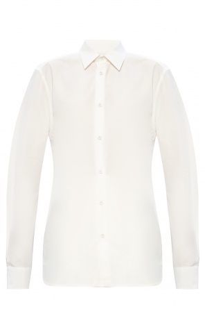 Bottega Veneta padded-detail long-sleeve shirt