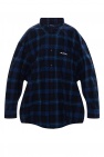 Balenciaga NAVY BLUE Checked shirt