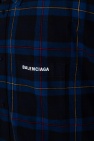 Balenciaga NAVY BLUE Checked shirt