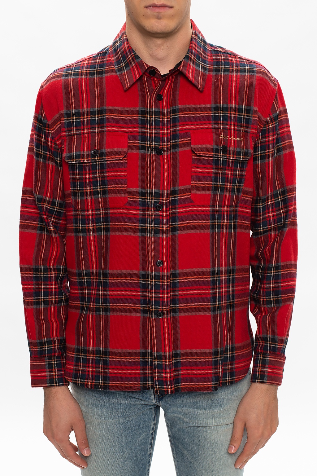 Saint Laurent Checked shirt