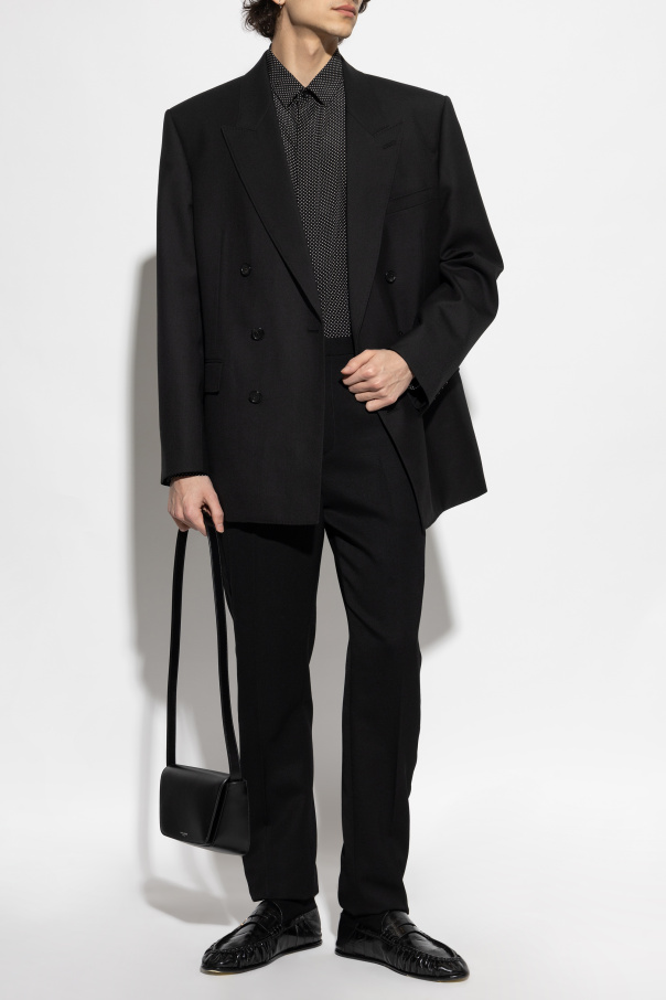 Saint Laurent Camisa de seda