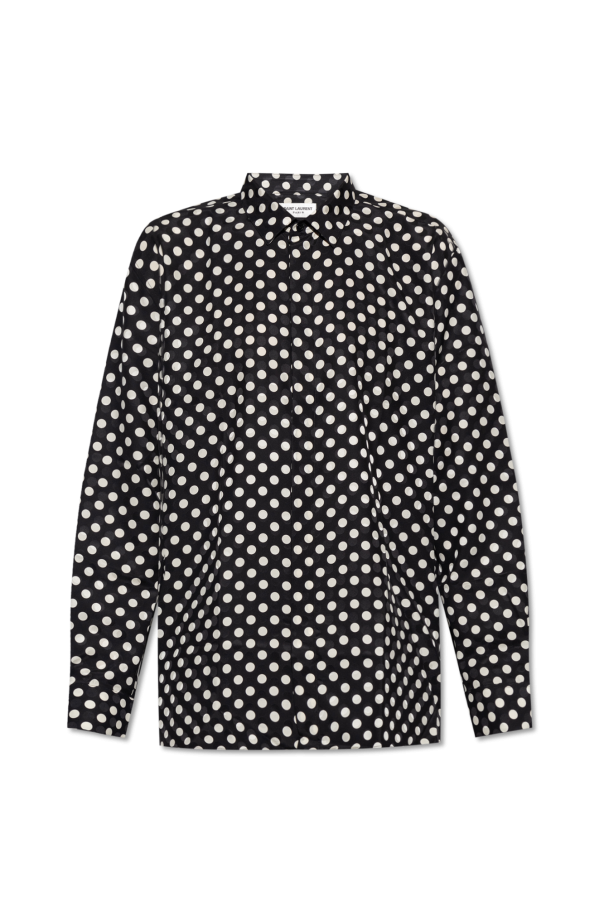 Shirt with polka dots od Saint Laurent