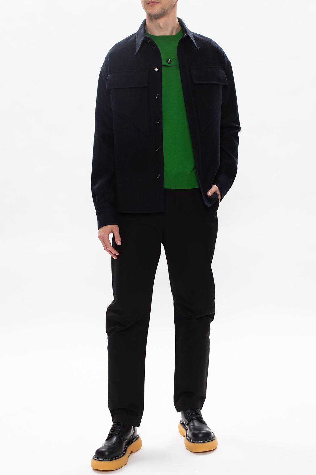 Wool shirt SHOULDER bottega Veneta - SchaferandweinerShops 