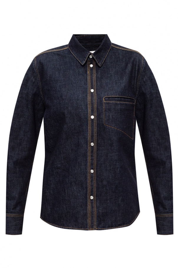 Bottega Veneta Denim shirt with stitching