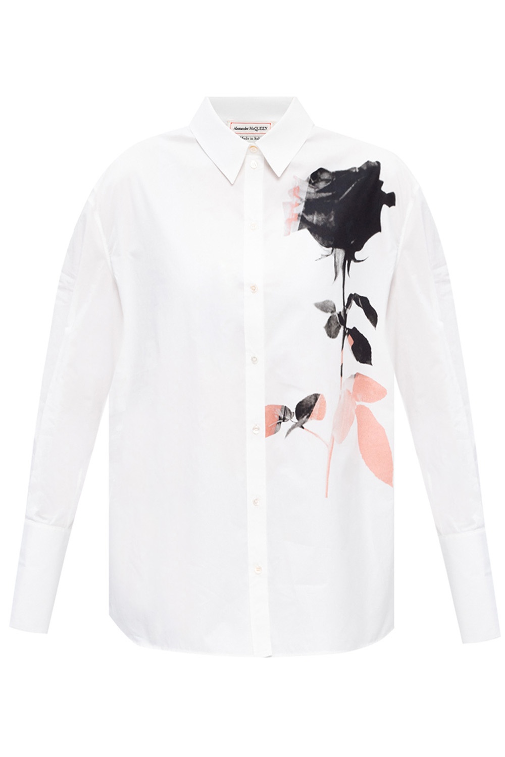 lace-up shirt Alexander McQueen - SchaferandweinerShops Japan - alexander  mcqueen slim fit single breasted blazer item