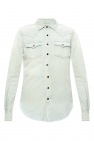 Saint Laurent Distressed denim shirt