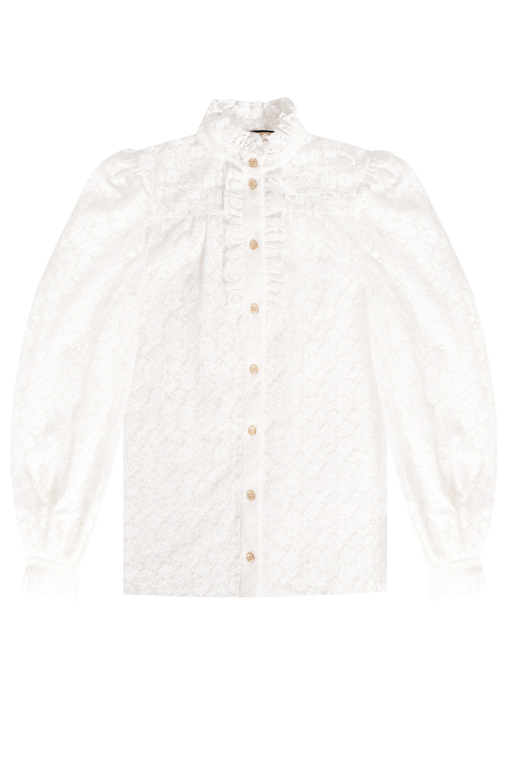 Gucci Lace shirt with high neck