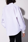Alexander McQueen Koszula z krytą plisą