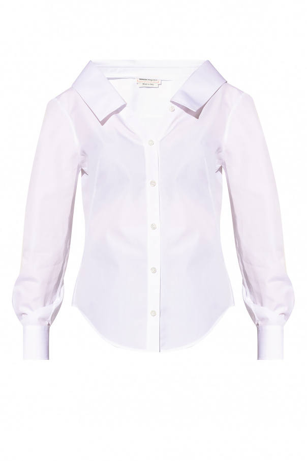 Alexander McQueen V-neck shirt