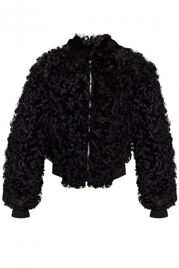 bottega shoulder Veneta Cropped fur jacket