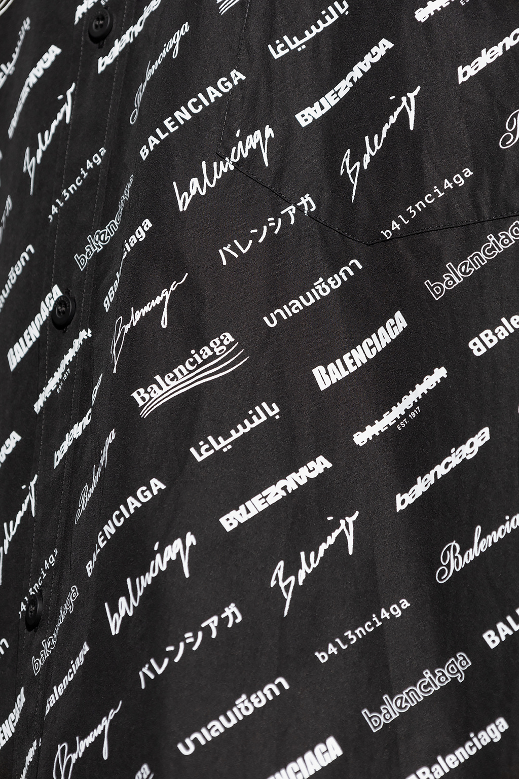 Balenciaga polo z logo versace jeans couture t shirt