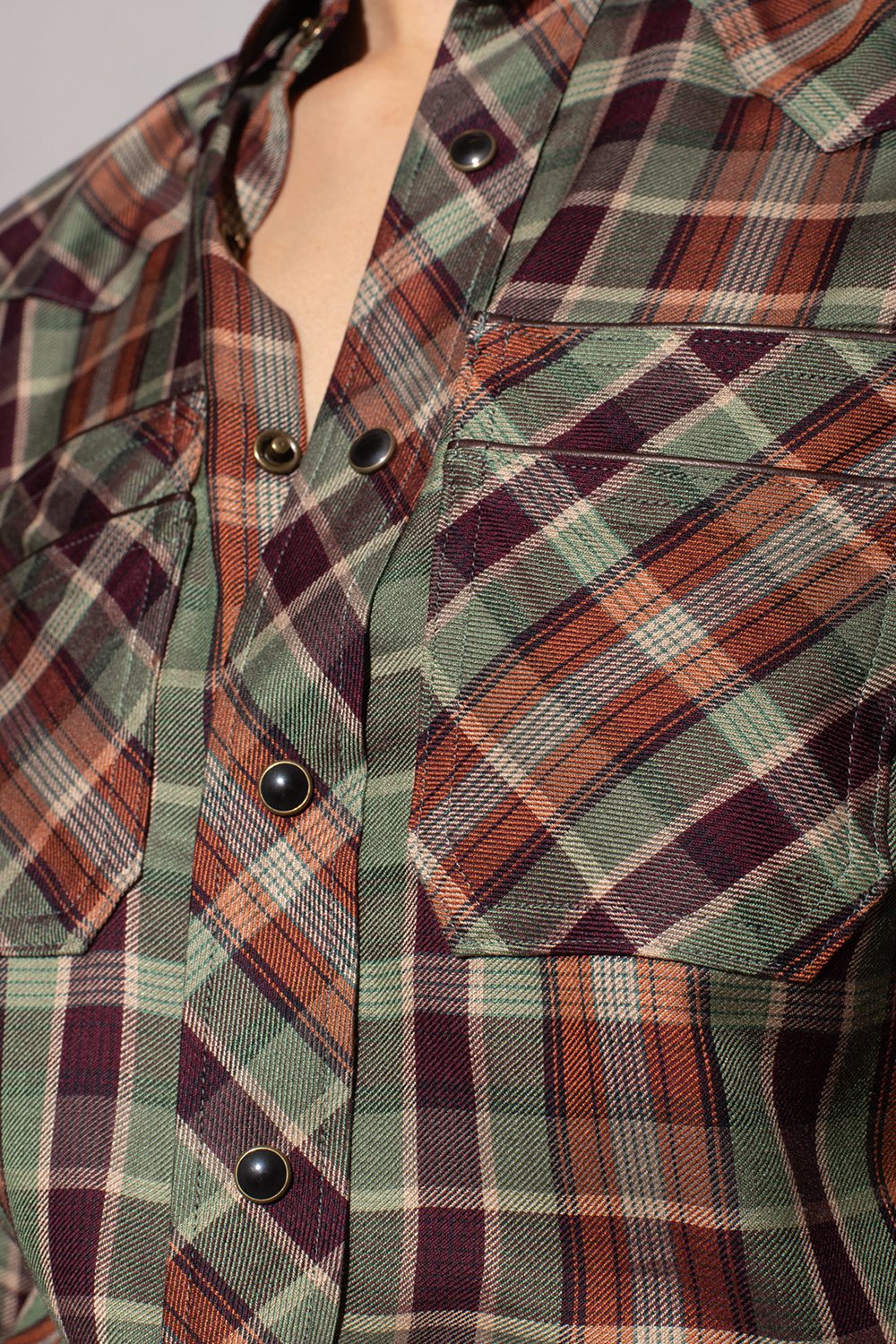 Saint Laurent Checked shirt