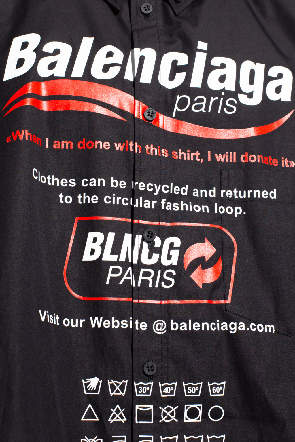 Balenciaga 2020 Language TShirt  Black TShirts Clothing  BAL214924   The RealReal