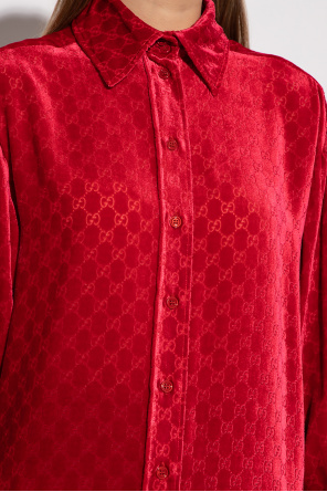 gucci Rouge Velour shirt