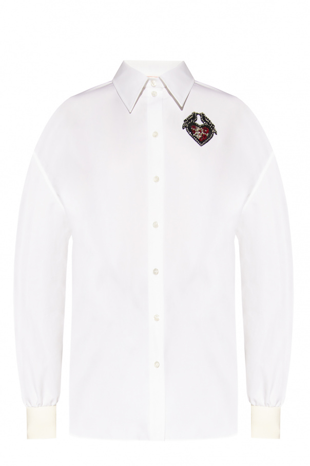 Alexander McQueen Appliquéd shirt