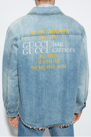Gucci Insulated denim jacket