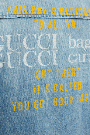 Gucci Insulated denim jacket