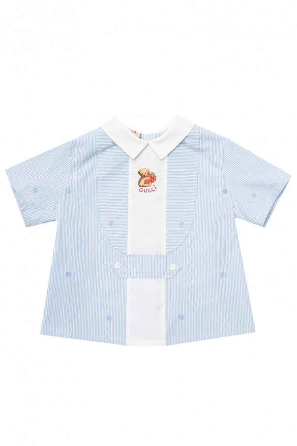 gucci Gradient Kids Embroidered top