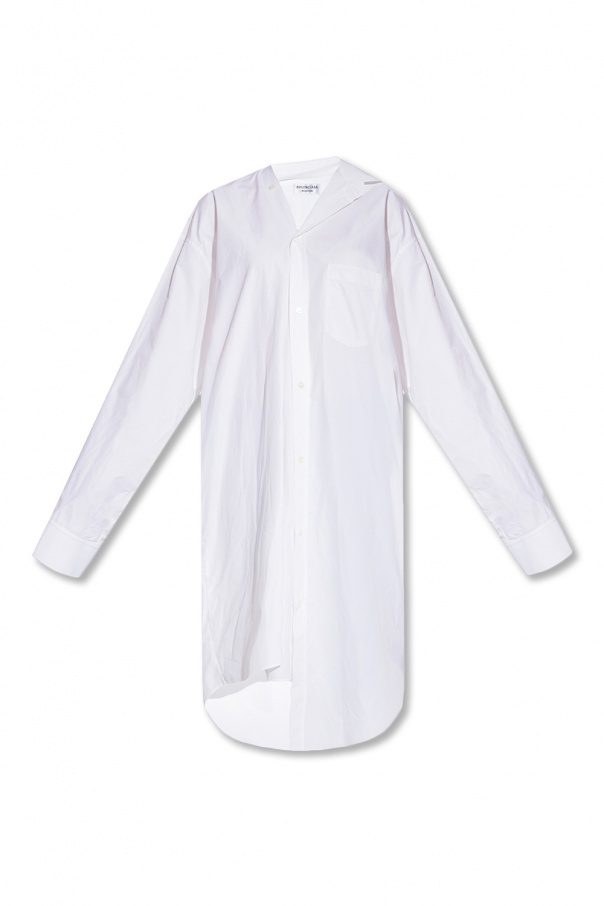 Balenciaga Asymmetric shirt dress