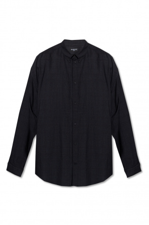 chest-pocket cotton shirt Toni neutri