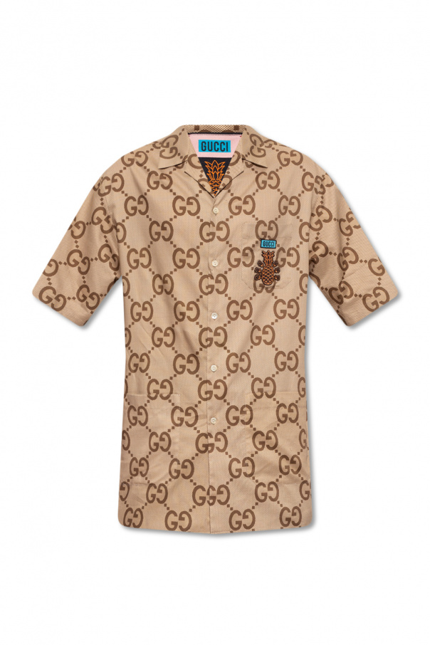 gucci Beauty The ‘gucci Beauty Pineapple’ collection short-sleeved shirt